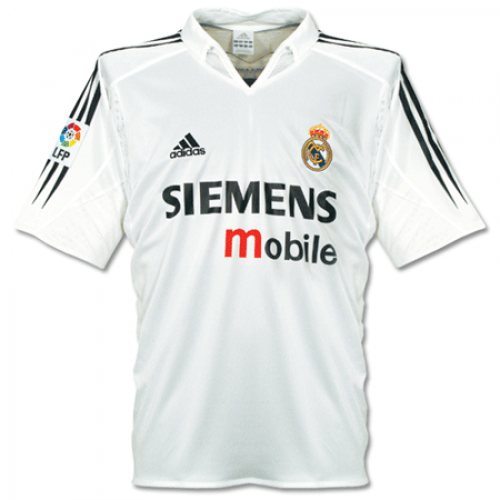 04-05 Real Madrid Home Retro Soccer Jersey Shirt